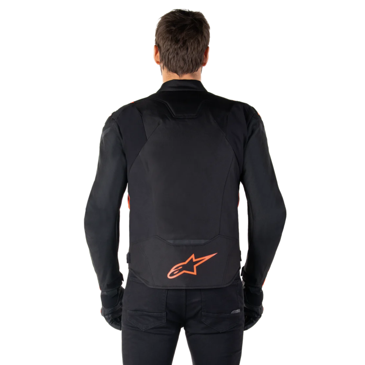 GIACCA T-JAWS V4 WP  BLACK RED FLUO | ALPINESTARS