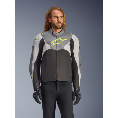 GIACCA T-JAWS V4 WP  BLACK ICE GRAY DARK GRAY | ALPINESTARS