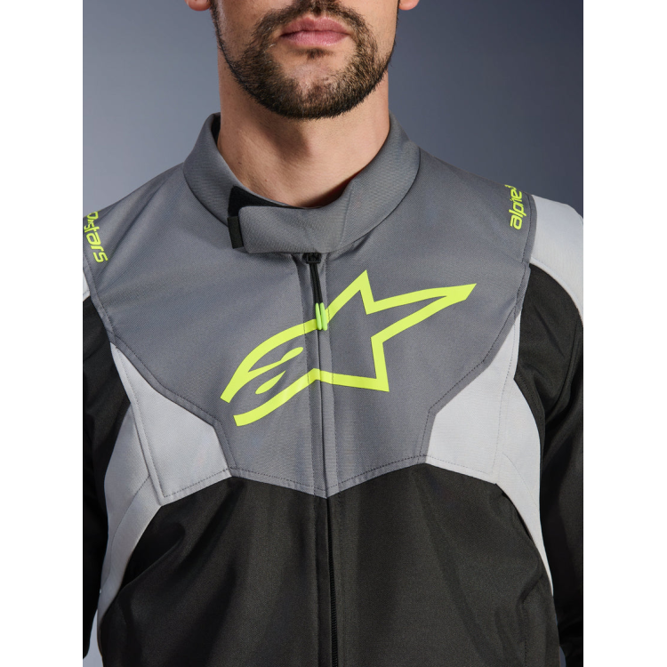 GIACCA T-JAWS V4 WP  BLACK ICE GRAY DARK GRAY | ALPINESTARS