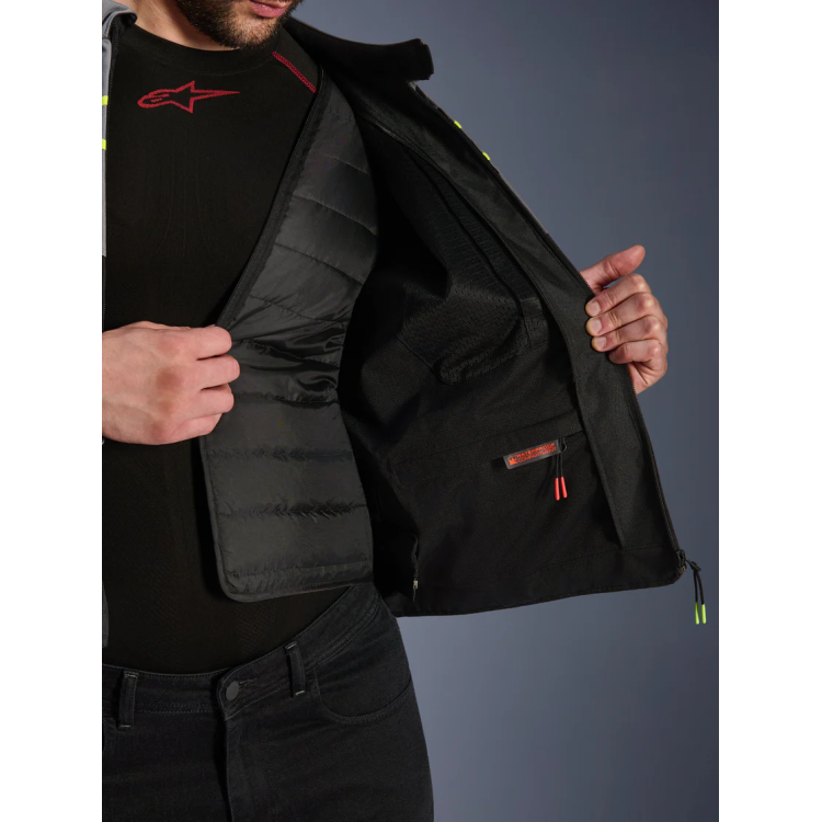 GIACCA T-JAWS V4 WP  BLACK ICE GRAY DARK GRAY | ALPINESTARS