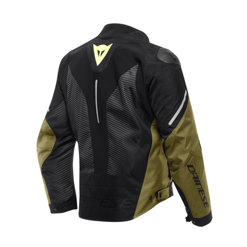 SUPER SPRINT D-DRY JACKET BLACK GREEN FLUO YELLOW |DAINESE