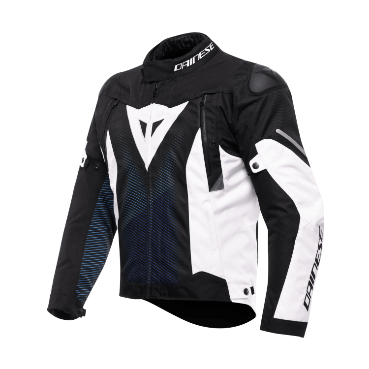 SUPER SPRINT D-DRY JACKET BLACK BLUE WHITE |DAINESE