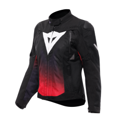 SUPER SPRINT D-DRY JACKET WMN BLACK FUCHSIA WHITE |DAINESE