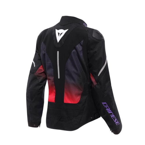 SUPER SPRINT D-DRY JACKET WMN BLACK FUCHSIA WHITE |DAINESE