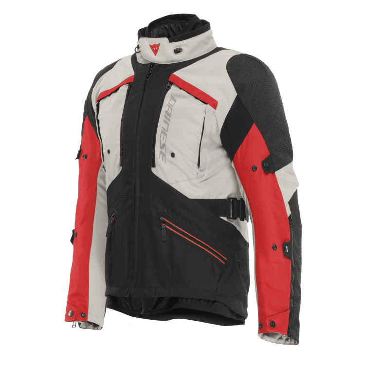 GULLFOSS D-DRY JACKET TIDAL FOAM BLACK RED |DAINESE