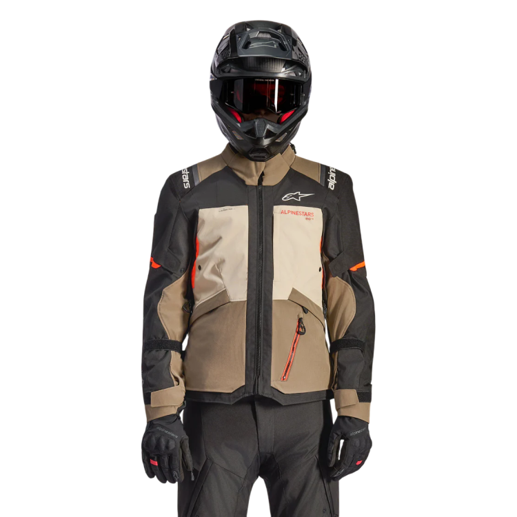 GIACCA ANDES V4 DRYSTAR  WALNUT MASTIC BLACK | ALPINESTARS