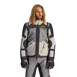 GIACCA ANDES V4 DRYSTAR  DK GRAY ICE GRAY BK YLLW FLUO | ALPINESTARS