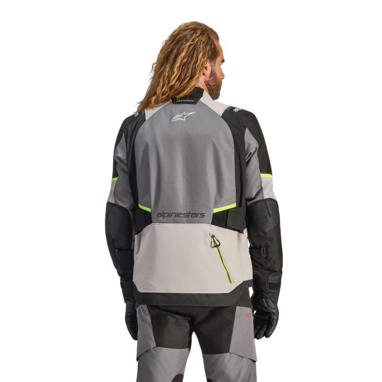 GIACCA ANDES V4 DRYSTAR  DK GRAY ICE GRAY BK YLLW FLUO | ALPINESTARS
