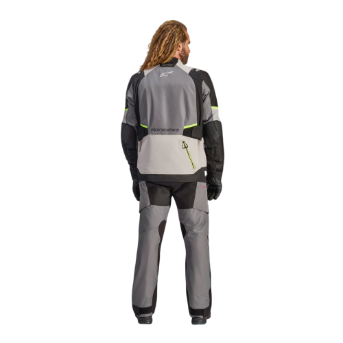 GIACCA ANDES V4 DRYSTAR  DK GRAY ICE GRAY BK YLLW FLUO | ALPINESTARS