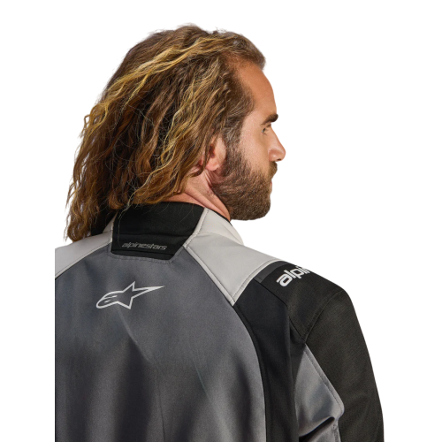 GIACCA ANDES V4 DRYSTAR  DK GRAY ICE GRAY BK YLLW FLUO | ALPINESTARS