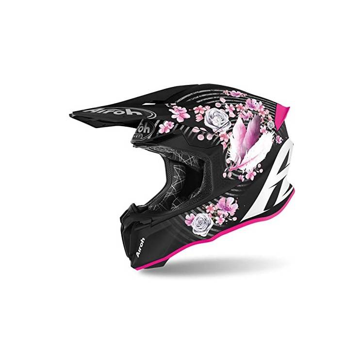 AIROH TWIST 2.0 SHAKEN RED Casco Integrale Offroad