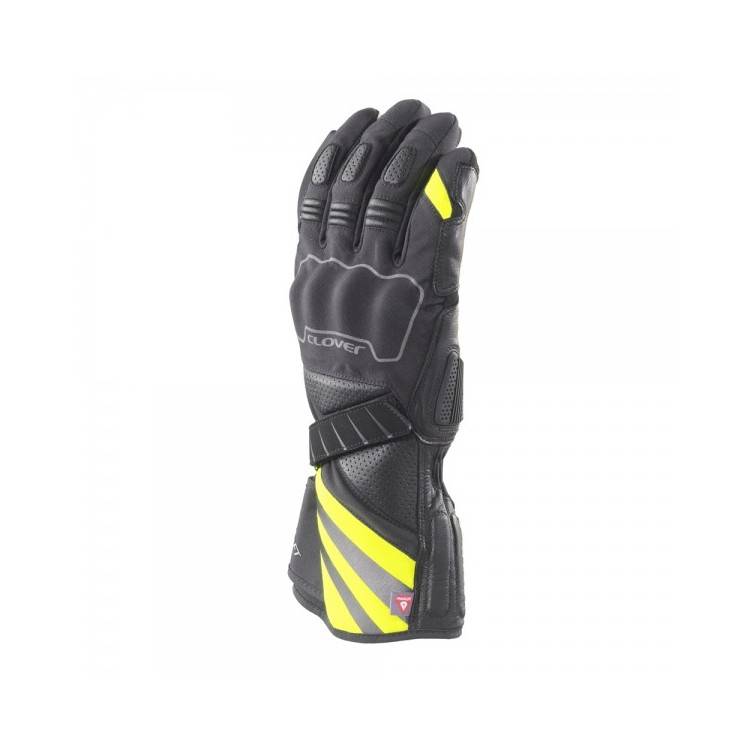 GUANTI SIERRA WP WINTER  NERO GIALLO | CLOVER