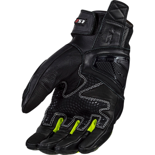 GUANTI SPARK 2 LEATHER MAN GLOVES BLACK H-V  | LS2