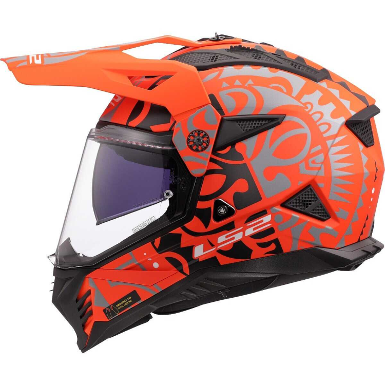 CASCO OFFROAD MX702 PIONEER II RANGI ORANGE-06 | LS2