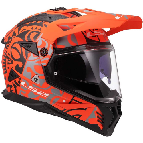 CASCO OFFROAD MX702 PIONEER II RANGI ORANGE-06 | LS2