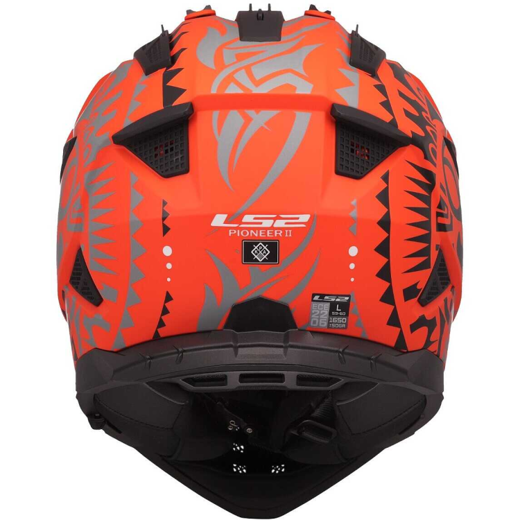 CASCO OFFROAD MX702 PIONEER II RANGI ORANGE-06 | LS2