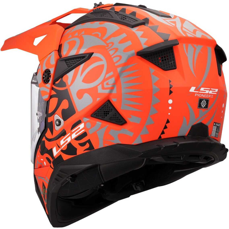 CASCO OFFROAD MX702 PIONEER II RANGI ORANGE-06 | LS2