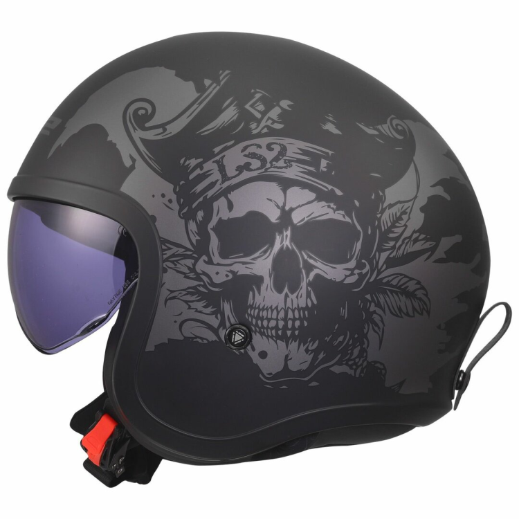 CASCO JET OF599 SPITFIRE II WILLY BLACK GREY-06 | LS2