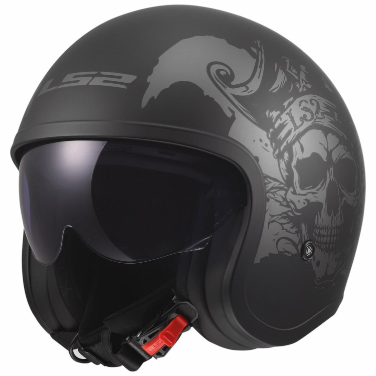 CASCO JET OF599 SPITFIRE II WILLY BLACK GREY-06 | LS2