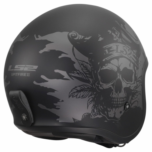 CASCO JET OF599 SPITFIRE II WILLY BLACK GREY-06 | LS2