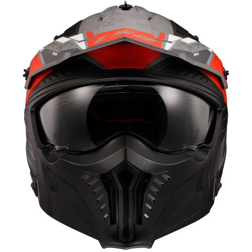CASCO OF606 DRIFTER DEVOR M.SILVER TITANIUM RED-06 | LS2