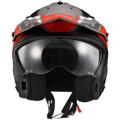 CASCO OF606 DRIFTER DEVOR M.SILVER TITANIUM RED-06 | LS2