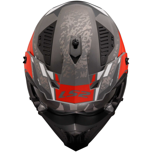 CASCO OF606 DRIFTER DEVOR M.SILVER TITANIUM RED-06 | LS2