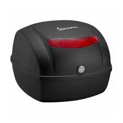 6739490090 | BAULETTO VESPA 32LT NERO LUCIDO 94 DIFETTI SUL CATADIOTRO E ALCUNI GRAFFI | PIAGGIO RICAMBI ORIGINALI