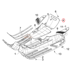 62213660ND SPORTELLO | PIAGGIO RICAMBI ORIGINALI