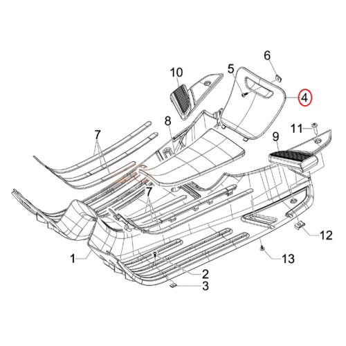 62213660ND SPORTELLO | PIAGGIO RICAMBI ORIGINALI
