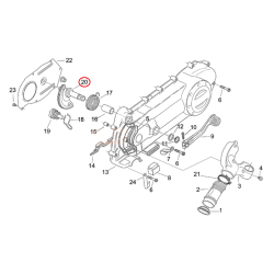 478723 ASSE MESSA IN MOTO COM | PIAGGIO RICAMBI ORIGINALI
