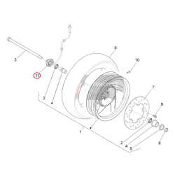 CM075505 PRESA MOVIMENTO CONTAKM (PRICOL) | PIAGGIO RICAMBI ORIGINALI