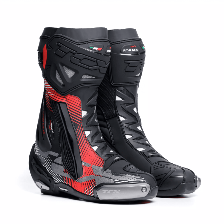 STIVALI RT-RACE PRO AIR BLACK/RED/WHITE | TCX BOOTS