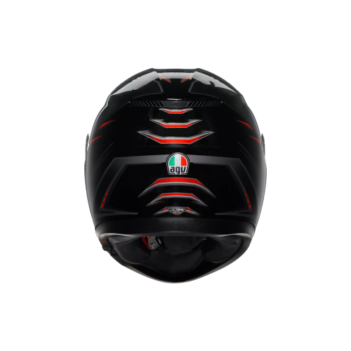 CASCO K3 AGV E2206 MPLK SYTH BLACK/RED