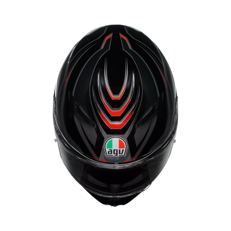 CASCO K3 AGV E2206 MPLK SYTH BLACK/RED
