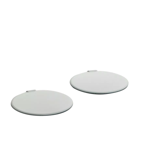 PAINTED SCREW COVERS ORBYT WHITE GLOSSY