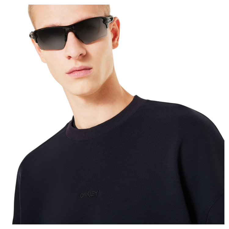 OAKLEY B1B REPEATED CREWNECK SWEATSHI BLACKOUT