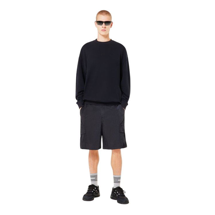 OAKLEY B1B REPEATED CREWNECK SWEATSHI BLACKOUT