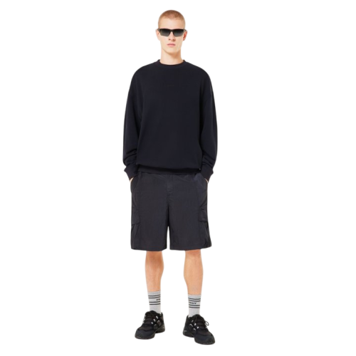 OAKLEY B1B REPEATED CREWNECK SWEATSHI BLACKOUT