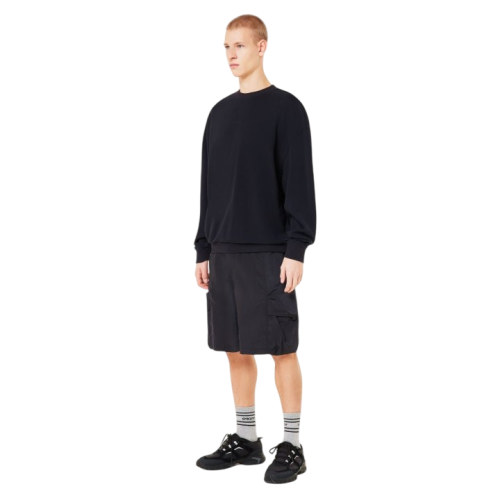 OAKLEY B1B REPEATED CREWNECK SWEATSHI BLACKOUT