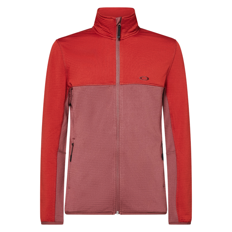 OAKLEY CANOPY FULL ZIP SWEATSHIRT FLAME RED