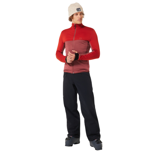 OAKLEY CANOPY FULL ZIP SWEATSHIRT FLAME RED