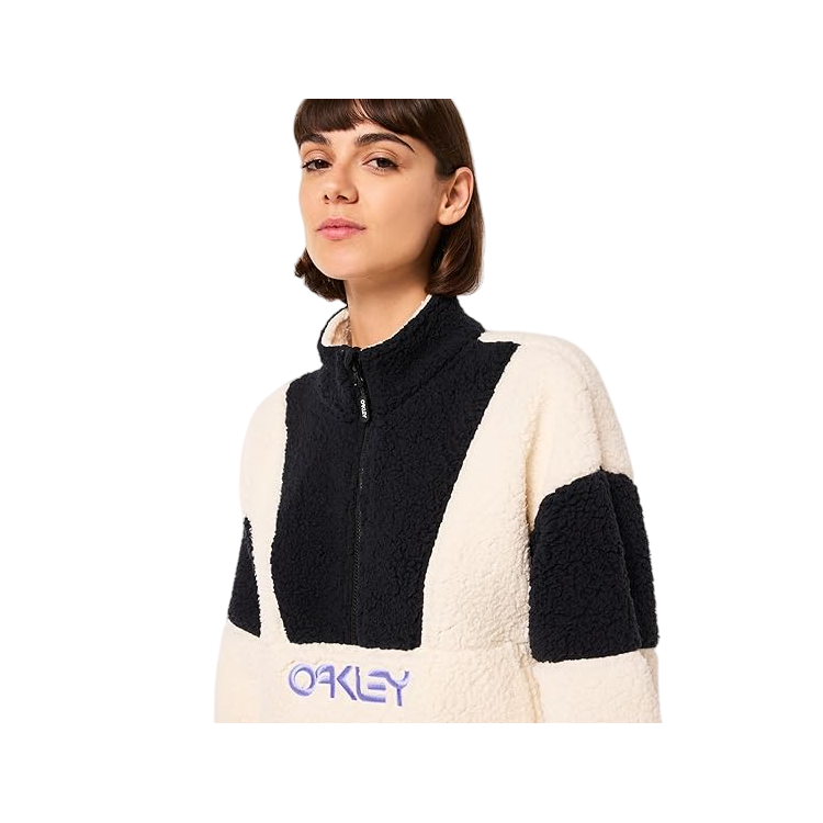 OAKLEY TNP EMBER HALF ZIP RC FLEECE ARTIC WHITE