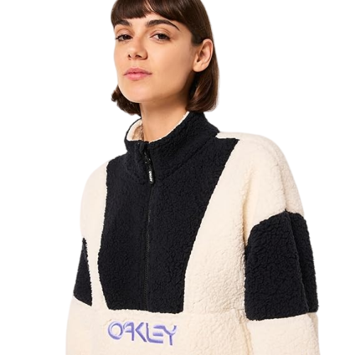 OAKLEY TNP EMBER HALF ZIP RC FLEECE ARTIC WHITE