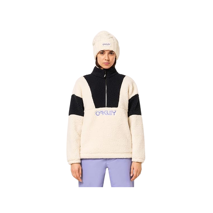 OAKLEY TNP EMBER HALF ZIP RC FLEECE ARTIC WHITE