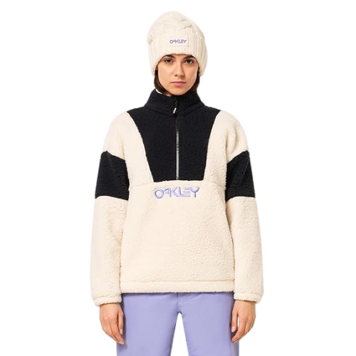 OAKLEY TNP EMBER HALF ZIP RC FLEECE ARTIC WHITE