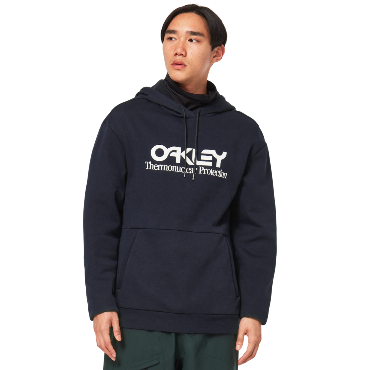 OAKLEY RIDER LONG 2.0 HOODIE BLACK/WHITE