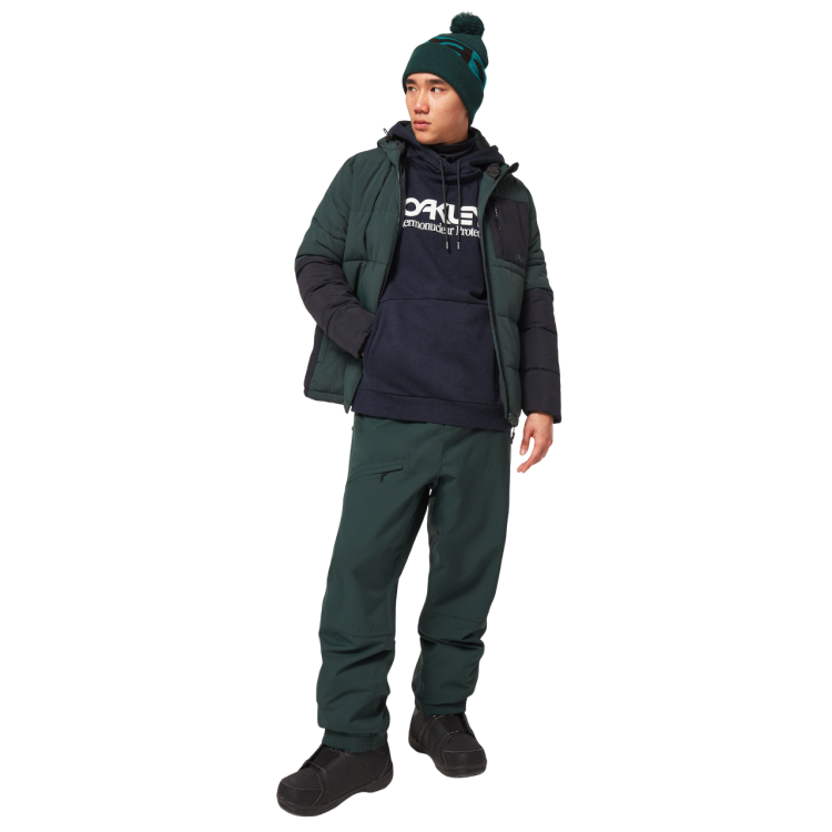 OAKLEY RIDER LONG 2.0 HOODIE BLACK/WHITE