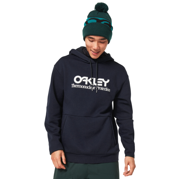 OAKLEY RIDER LONG 2.0 HOODIE BLACK/WHITE