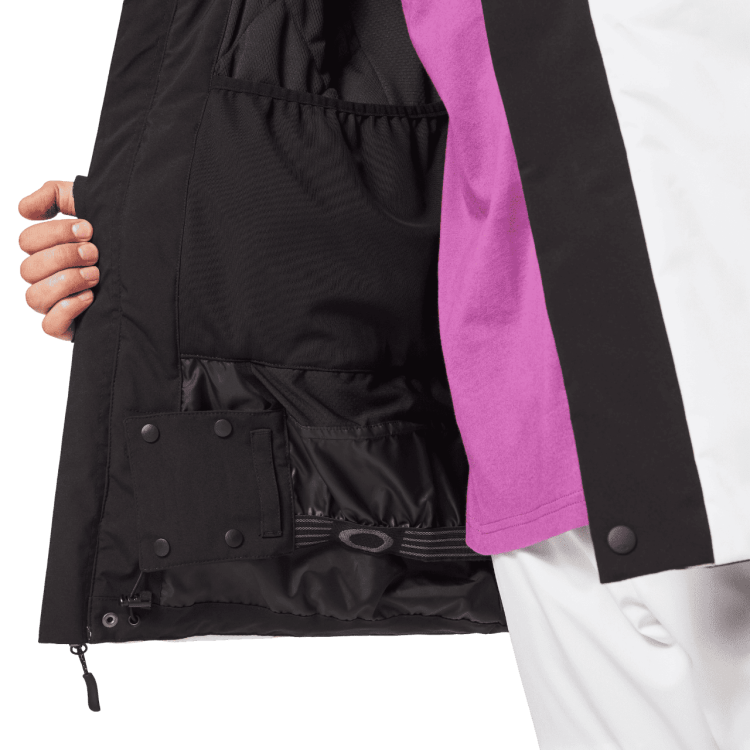 OAKLEY TNP TBT INSULATED JKT BLACK/WHITE
